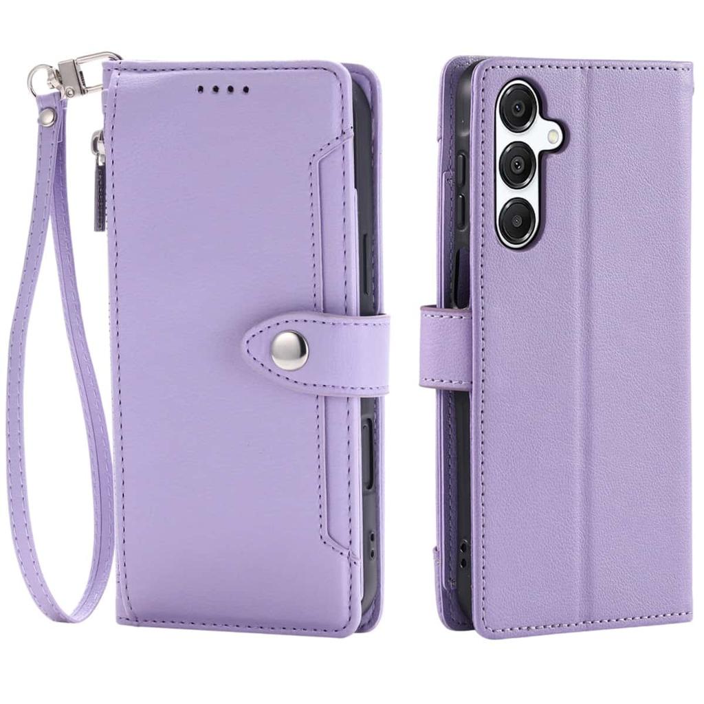 WEFOR Wallet Case for Samsung Galaxy S26 S25 S24 S23 Ultra with Card Holder Wrist Strap Magnetic Flip Zipper Leather Phone Cover