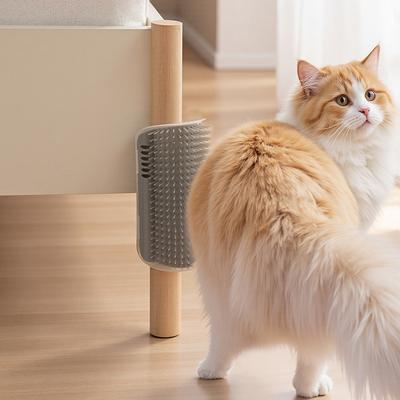 Pet Cat Scratching and Grooming Device, Wall Corner Grooming Device, Wall Corner Grooming Device, Cat Massager