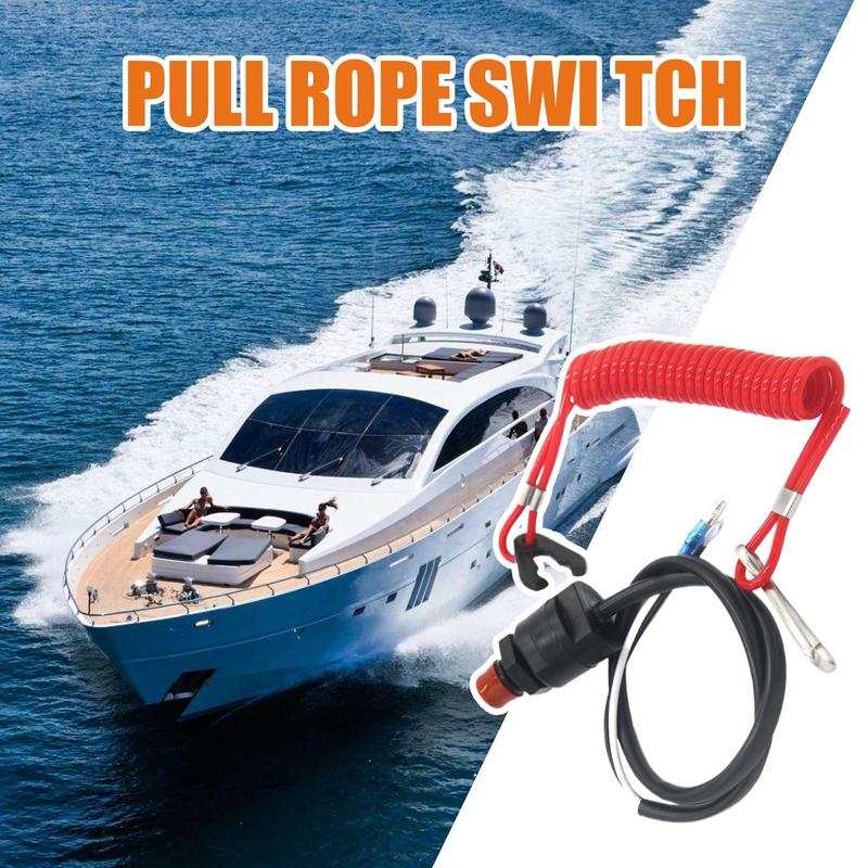Urgency Switches For Boat Long-Lasting Waterproof Outboard Key Switches Boating Equipment Powersports Starters For Cycling