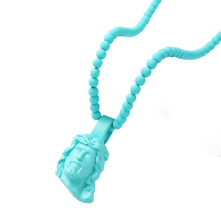 

Modern Acrylic Christ Pendant Necklace With Detailed Portrait For Men s Hip Hop Fashion And Faith Inspired Jewelry
