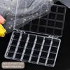 Divider Nail Art Storage Box 12/15/24Grids Container for Jewelry Gifts Empty Storage Box