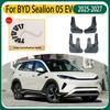 Auto Mud Flaps For BYD Sealion 05 EV Accessories 2025 2026 2027 Mudguards 4x Rubber Front Rear Splashguards Splash-proof Fender