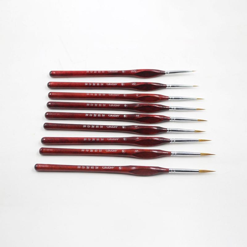 Professional Sable Hair Ink Brush Paint Art Brushes for Drawing Gouache Oil Painting Brush Art