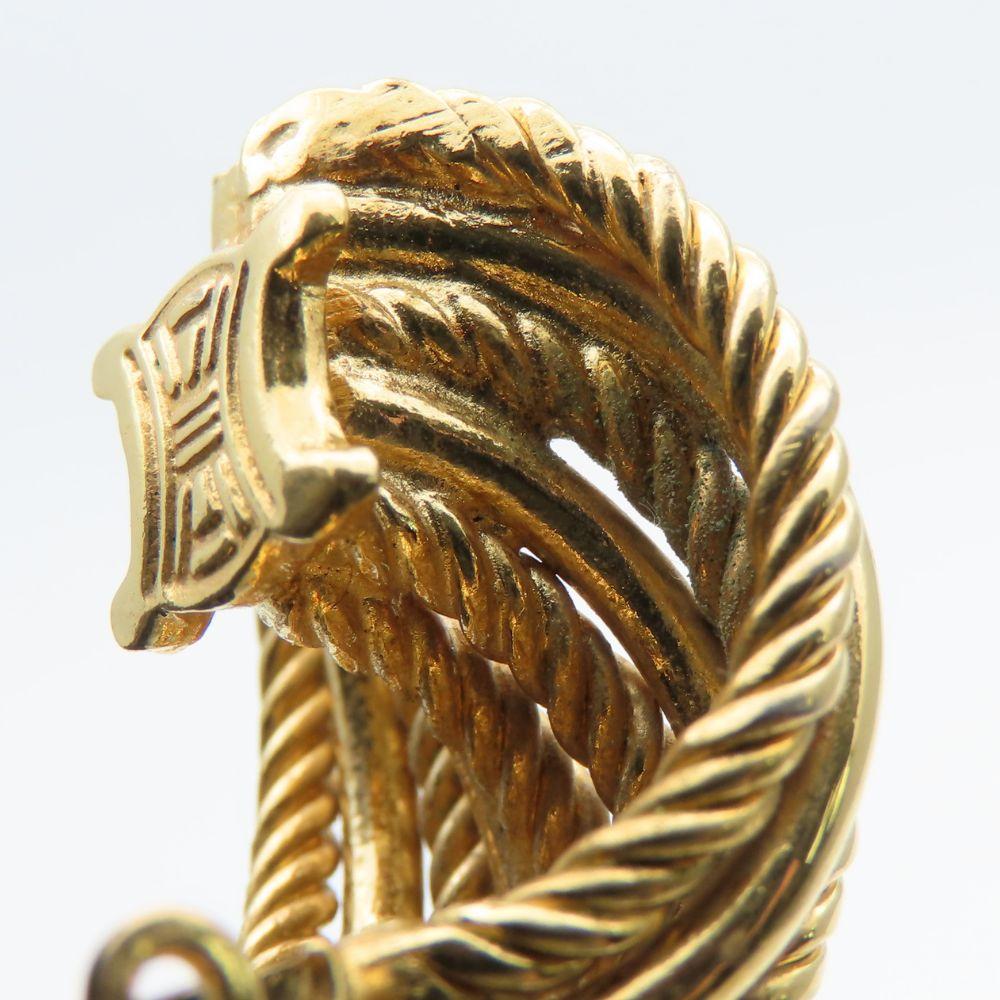 Used CELINE Earring metal 20.6g gold plating