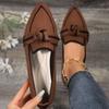 Knitted Shallow Mouth Single Shoes Women's Soft Sole Lightweight Bow Breathable Lazy One-pedal Inner Height-increasing Single Shoes