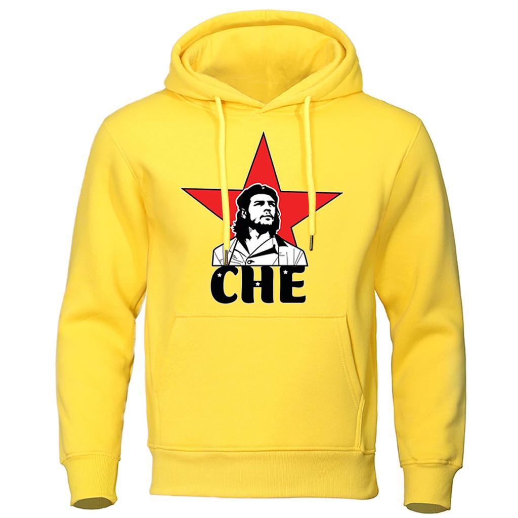 Che Guevara 2025 Nye Menn Opprører Kubansk Gerilja Revolusjon Hettegensere Gensere Mote Ensfarvet Hettegensere Hip Hop Merke Topper