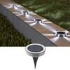 1/2/4pcs 6LEDS Solar Ground Lights-Upgraded Solar Outdoor Lights Brightness Automatic Adjustment Camping Decorative Lights