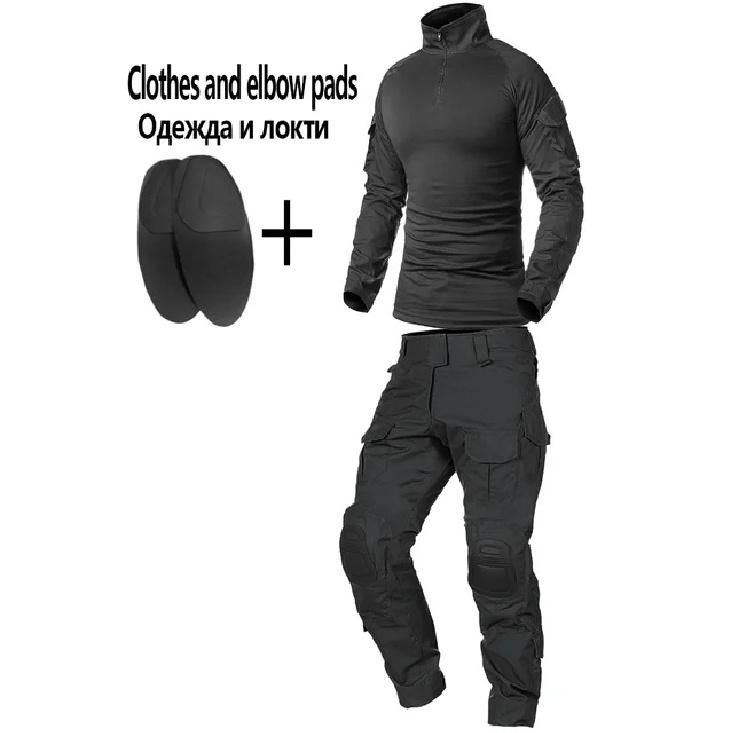 Militäruniform Camo Taktischer Multicam Anzug Herren Airsoft Kampf Paintball Kampf Wanderhemd Cargohose Scharfschützen Jagdbekleidung
