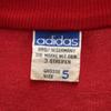 Adidas 70-talls Vest-Tyskland Merke Descente Vintage Treningsjakke 5 Rød Jersey Herre Brukt