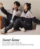 Couple's Cozy Pajama Set: Women's Autumn Winter Coral Fleece & Men's Thickened Plus Velvet Flannel Homewear