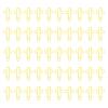 50 Pcs Crosses Shaped Paper Clips Metal Paperclips Bookmarks Office Clips Planner Clips Office Supplies for Student