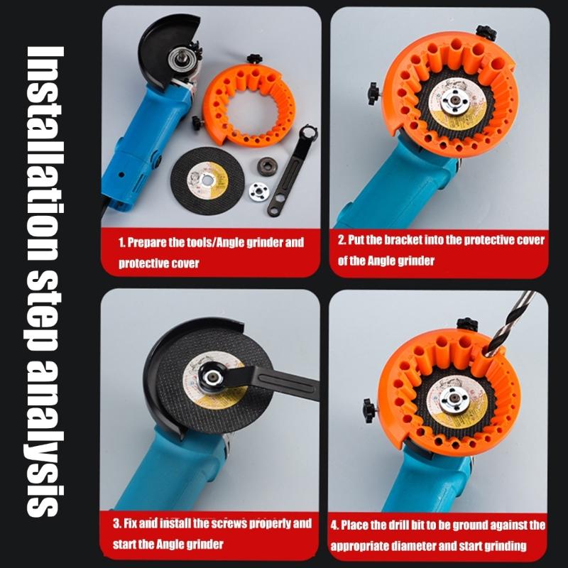 Multipurpose Drill Bit Grinding Sharpener Polishing Grinding Tool Parts Applicable Angles Grinder Sharpener Tool