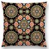 Beaux Art Boho Millefiori Geometric Floral Pattern Festival Mandala Elizabethan Pastel Flowers Cushion Cover Sofa Pillow Case