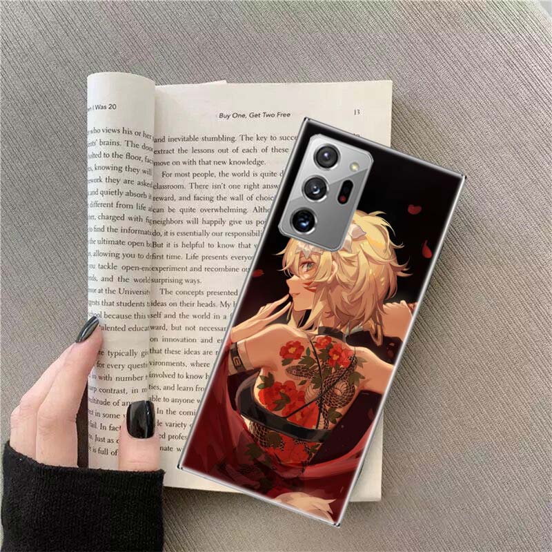 Blood Moon Girl and Samurai Phone Case For Samsung S24 S23 FE S22 S25 Ultra S21 Plus Galaxy S20 FE S25 Edge Cover Capa Soft TPU