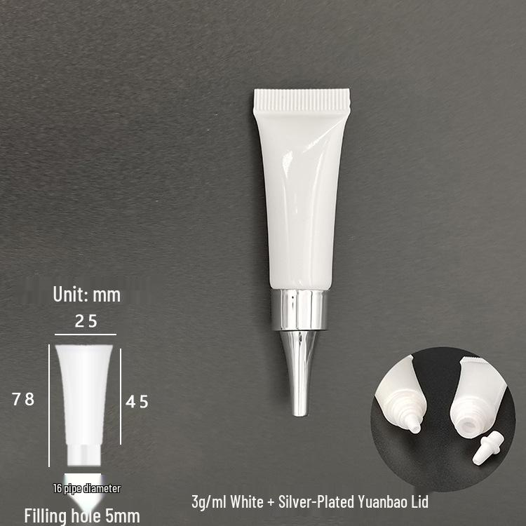 3ml Hautpflege Kosmetik Weich Tube für Serum oder Augencreme - Probiergröße Verpackungsmaterial Verfügbar