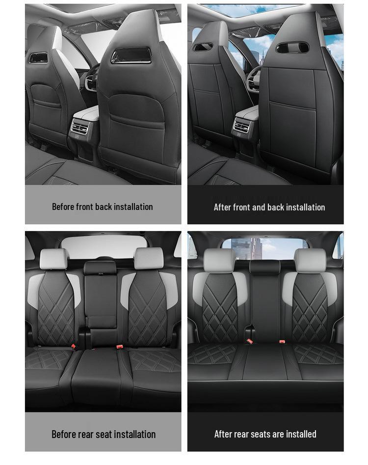 Leather Car Seat Cushion for Changan CS75 PLUS - Four Seasons Use, New Model