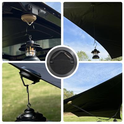 Outdoor Camping Magnetic Hook Tent Canopy Rope Holder Hook Tent Light Hangers Hook Magnetic Clip for Outdoor Tent Lamp