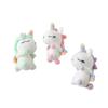 Funny Crochet Positive Energy Unicorn Dolls Home Room Decoration Handmade Knitted Unicorn Desktop Ornament Christmas Gifts