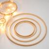 12 Pcs Dream Catcher Bamboo Ring Hoop Hoops Craft Rounds For Wreaths Rings Material Floral Catchers Crafts
