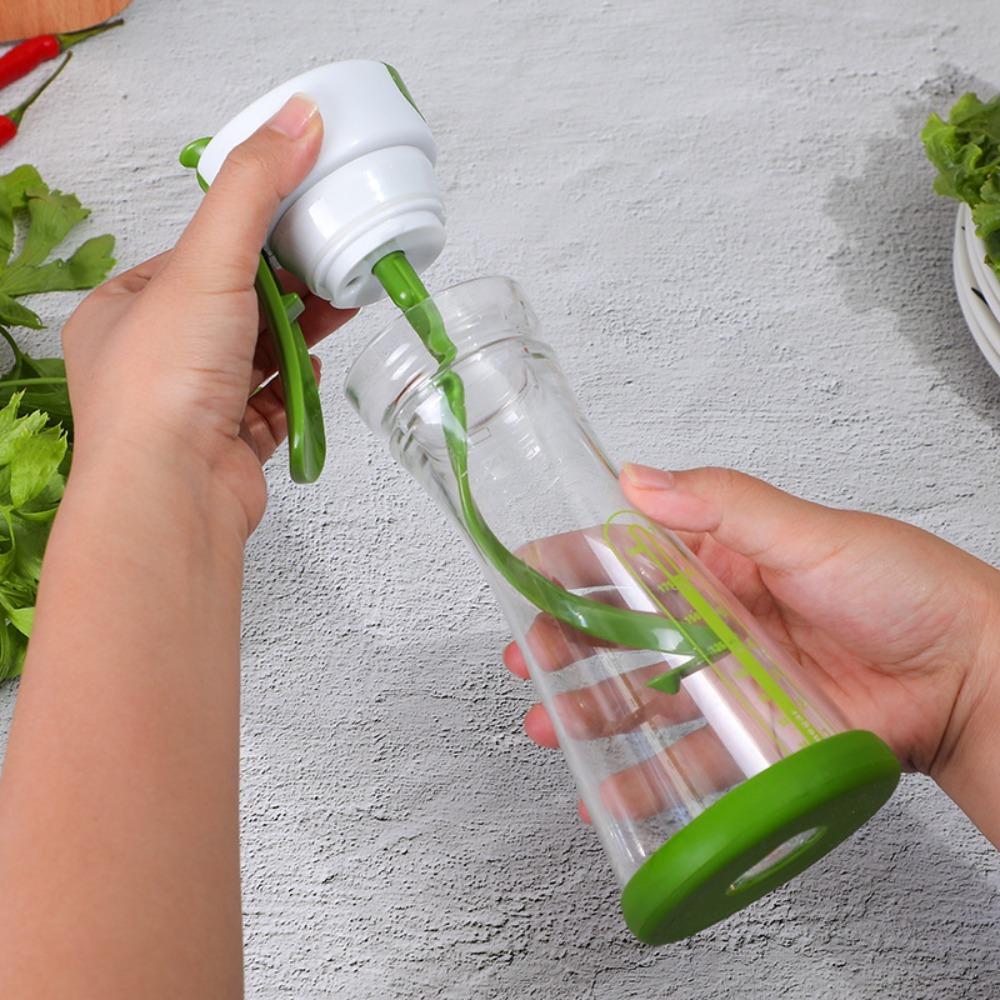 Transparent Salad Dressing Bottle Leak Proof Vinaigrette Container Juice Mixing Cup  Picnic