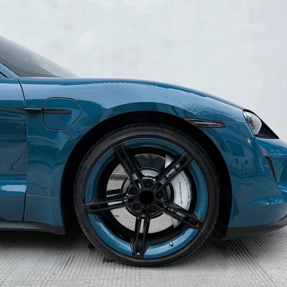 Ksticker Pellicola per Car Wrapping PET Blu Nettuno Resistente ai Graffi Durevole Adesivo Copertura Carrozzeria Auto Veicoli Motociclette Colore Cambiato
