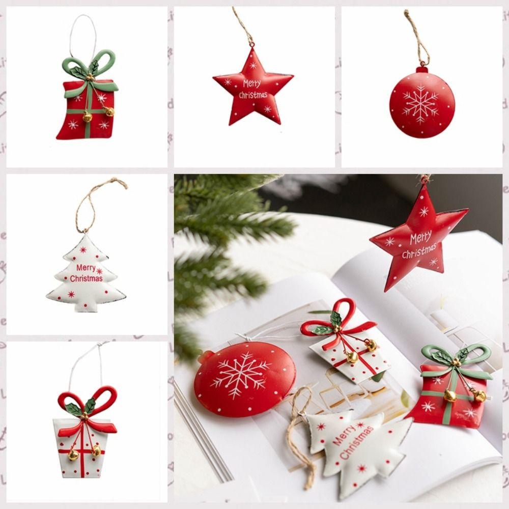 

Nordic Style Christmas Five-pointed Star Pendant Snowflake Pendant New Year C