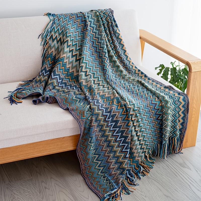 Knitted Blanket B&b Bedside Blanket Nordic Bohemian Style Blanket Office Nap Blanket Living Room Sofa Decoration