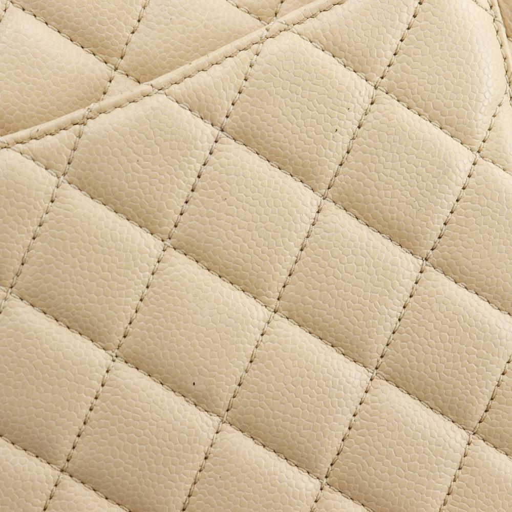 CHANEL Grand shopping tote Tote Bag A50995 GST Matelasse Chain Tote beige Caviar skin Women Used