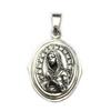 [World Accessories Carmelo] Our Lady of Guadalupe Sterling Silver 925 Pendant for Women and Men, with Clear Zirconia