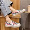 Woman Footwear Slip On Shoes For Women Mesh Breathable High Platform Loafers New In Stylish Offer Promotion Spring Korean