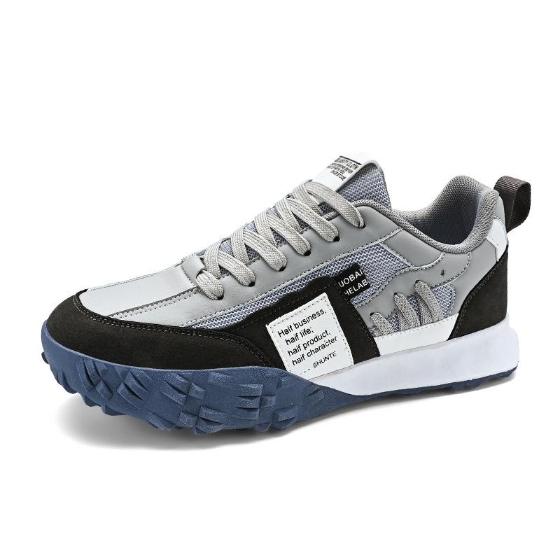 Men's shoes summer breathable 2025 new youth sports and leisure shoes non-slip wear-resistant mesh shoes Korean version trendy shoes men