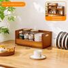 Large Capacity Desktop Storage Rack Stackable Countertop Rack New Dining Table Rack  Desktop Use