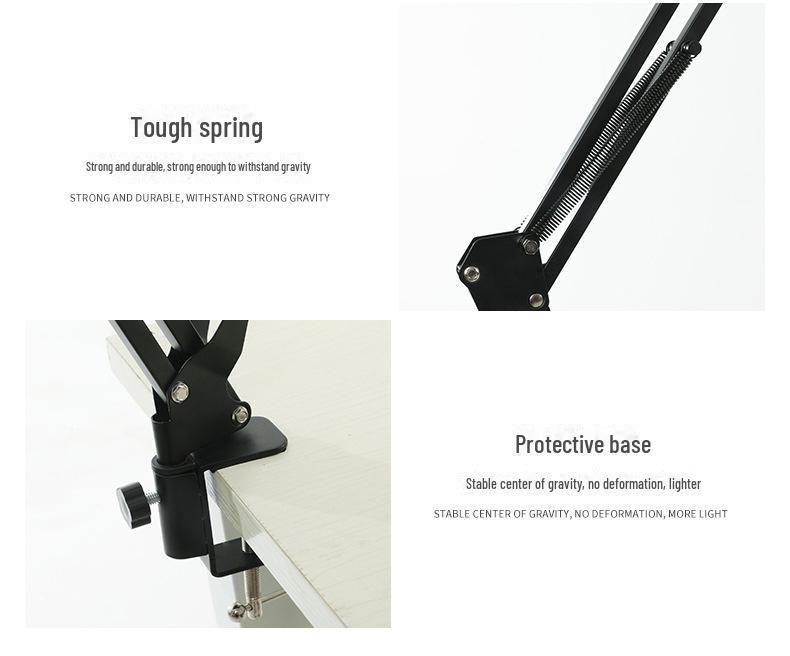 35° Rotating Phone & Tablet Lazy Stand: Foldable, Metal Desktop Clip for Live Streaming