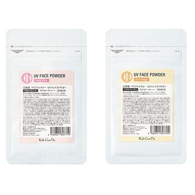 Koh Gen Do - UV Face Powder SPF 50+ PA++++ Refill Soft Beige - 5g