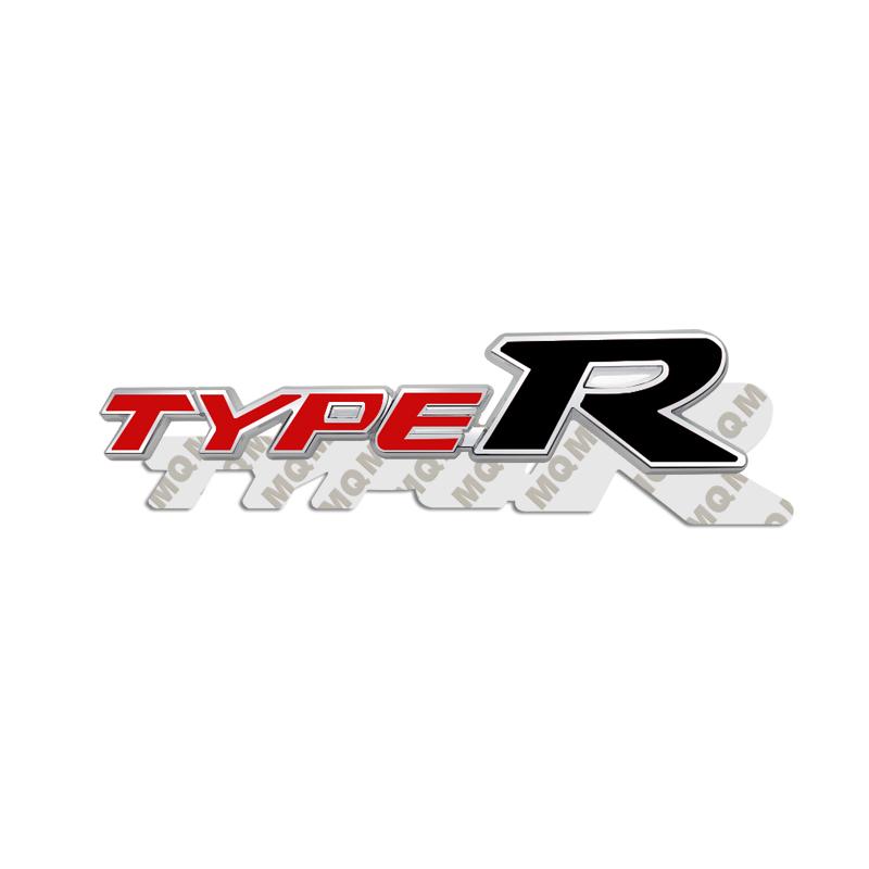 Car Accessories Metal Type S Emblem Rear Trunk Body Typer Badge Sticker For Honda Acura Accord Civic Spirior Odyssey Mugen ED4