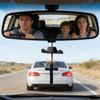 Car Pendant Western Vintage Cross Pendant Retro Car Charm Rearview Mirror Accessories For Birthday Christmas Men Women Driver