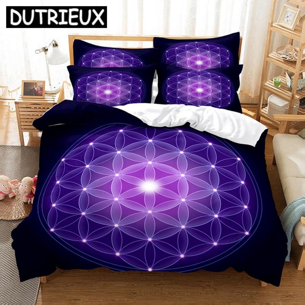 Mandala Flower Bedding Set Fashion 3d Duvet Cover Set Comforter Bed Linen Twin Queen King Single Size Dropshipping Bohemia Style
