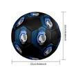 Atalanta BC Size 5 Soccer Ball, Machine-Stitched PVC, Durable & High Bounce, All Ages Fit, Fan Merchandise, Matches & Outdoor Use.