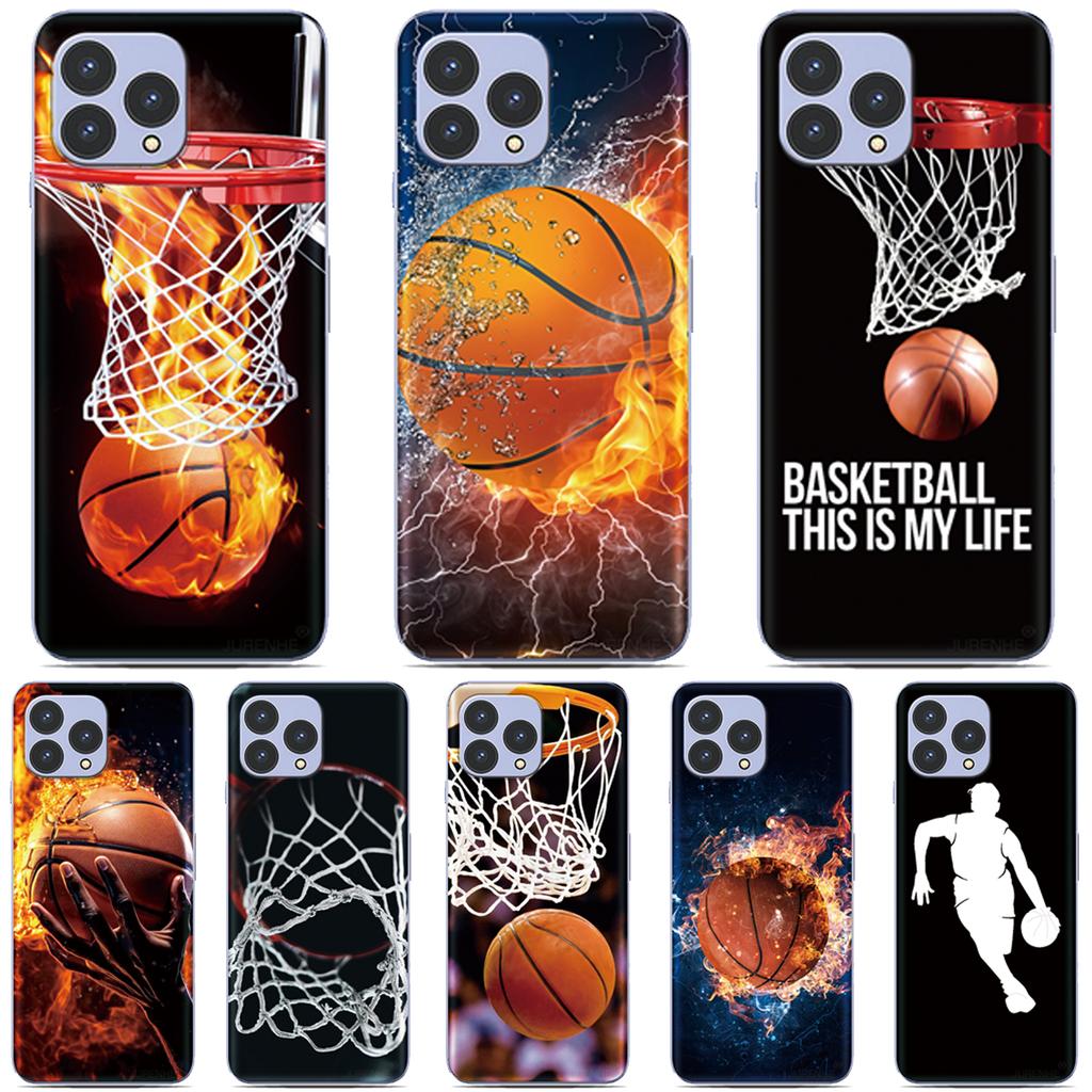 Basketball Flame Case For Cubot A40 X100 A20 A10 Max 5 3 P80 P50 X70 X50 Note 60 50 21 Nothing CMF Phone 1 2 2a 3a Lite Cover