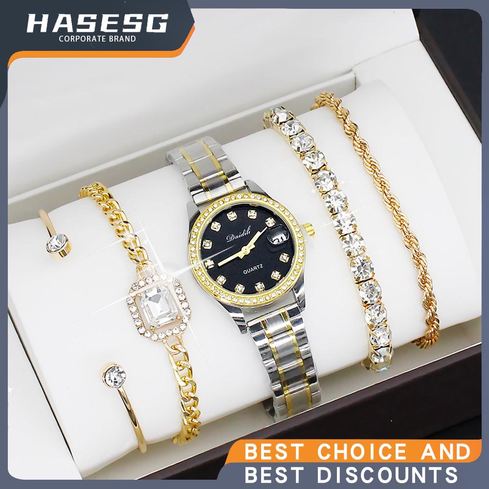 Couple's Waterproof Quartz Wristwatch Set for Men and Women