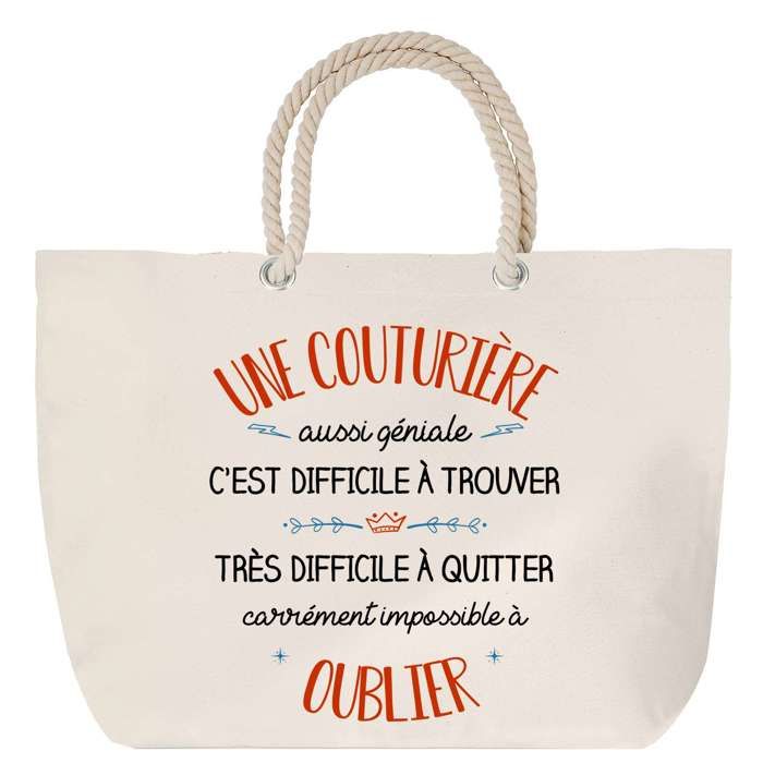 Sac de plage - PLANETEE - Modèle anse corde - Grand format - Personnalisé - Coton