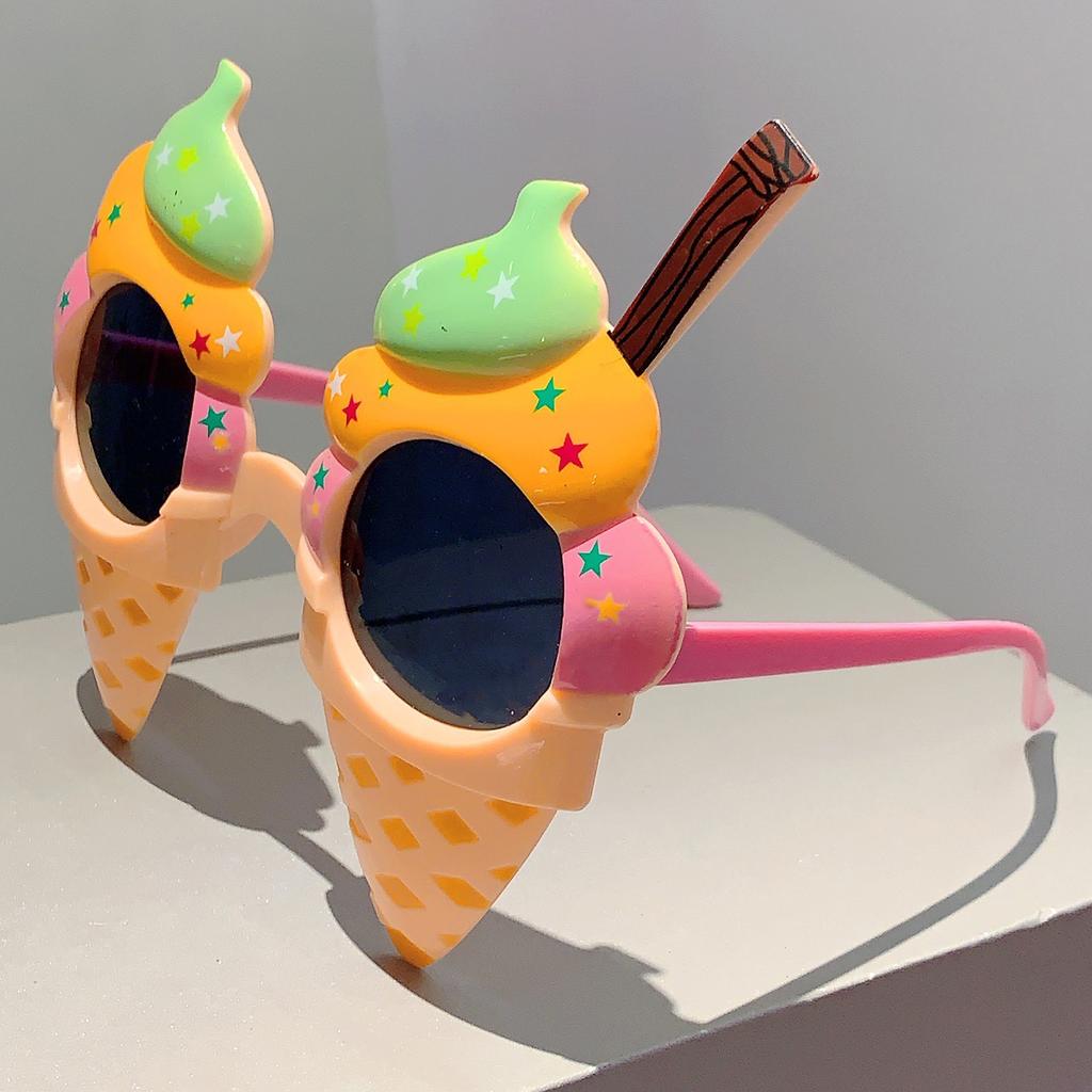 KAMMPT Fun Hawaiian Party Shades Tropical Fancy Eyewear Summer Beach Photo Props Crazy Glasses for Adults