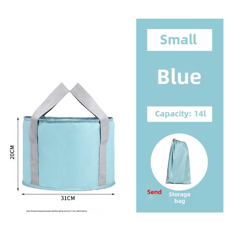 Cadă de călătorie pliabilă pentru picioare: Design portabil, izolat, extra-adânc pentru acoperirea gambelor; Soluție multifuncțională pentru baie de picioare acasă.