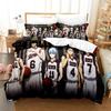 Neues Anime Kurokos Basketball 2 3-teiliges Bettwäsche-Set für Jungen Mädchen Twin Queen Size Bettbezug Kissenbezug Kinder Erwachsene Heimtextilien
