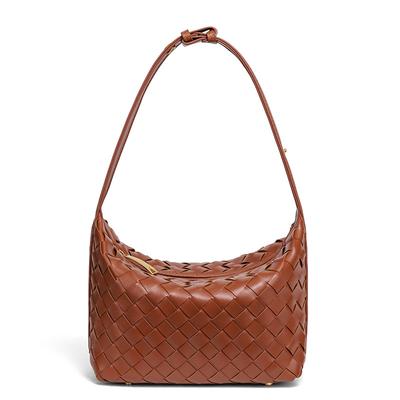 New Fashion Casual Hand Carry Women's Bag, Hand-woven Lunch Box Bag, Simple Premium Shoulder Armpit Bag