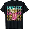 Vintage Langley Name Style Classic Gifts for Men Women T-Shirt