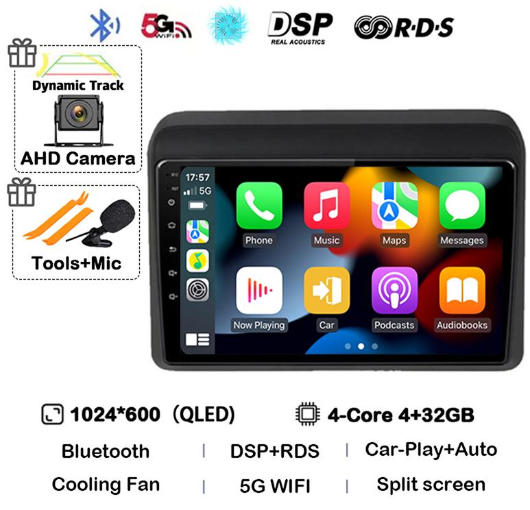 Android 14 Carplay Auto Stereo For Suzuki ERTIGA 2018 2019 2020 Car Radio Multimedia Video Player Car GPS 2 Din DVD 360 Camera