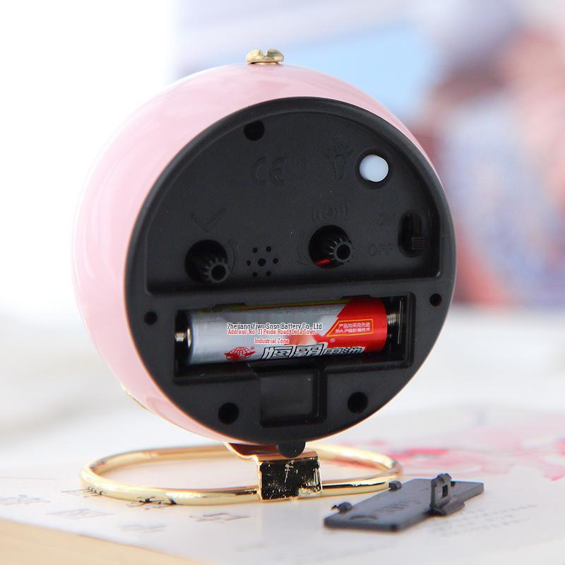 Creative Silent Children's Luminous Metal Alarm Clock for Bedroom or Living Room