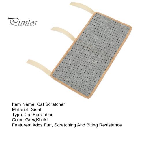 Tampă de zgâriat pisici cu jucărie pentru șoarece Pilă de unghii din sisal natural Tampă de zgâriat Protejează picioarele mobilierului Instalare ușor pentru piciorul de masă