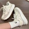 2025 Platform Sports Shoes Women's Shoes Running Shock Absorption Lightweight Ins Trendy Versatile Student Casual Forrest Gump Dad Shoes